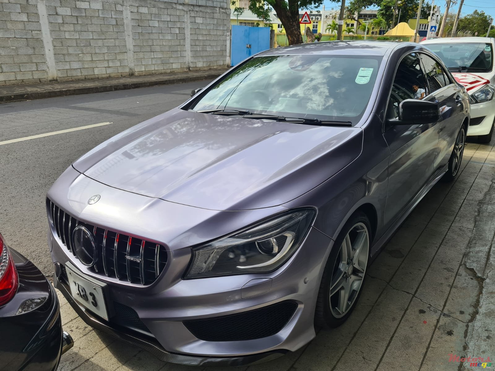 Mercedes Benz Cla Grey Wrapped Colour For Sale Roches Noires