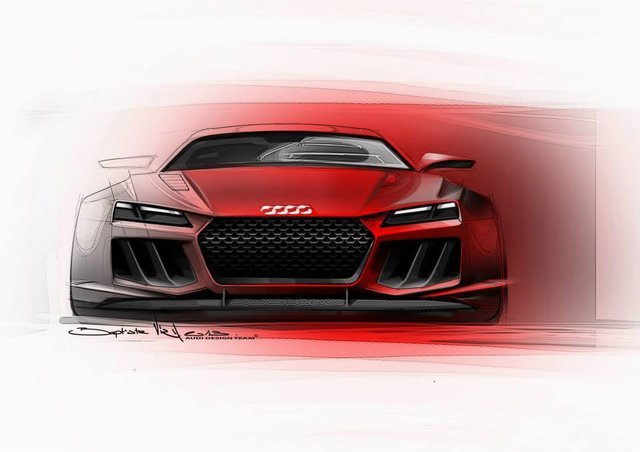 Germany: Audi Reveals Design Sketches of Their Other Frankfurt Showstopper