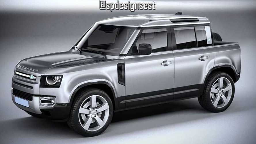 2020 Land Rover Defender Truck Rendering Has Tiny Bed