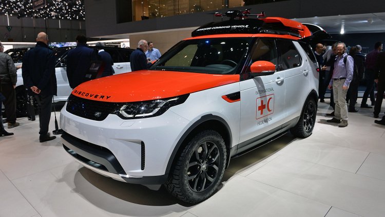Land Rover's Project Hero SUV launches a drone to aid rescue workers