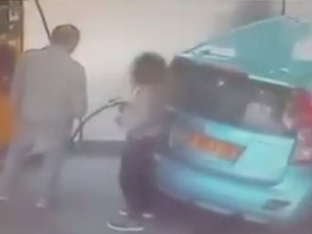 Crazy Woman Starts Gas Station Fire for Even Crazier Reason