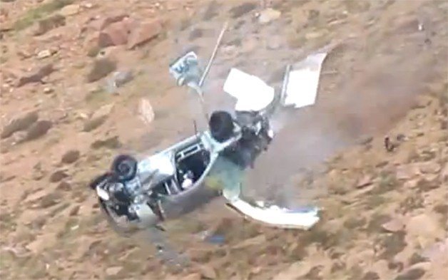 Watch Jeremy Foley's Incredible Crash at Pikes Peak 