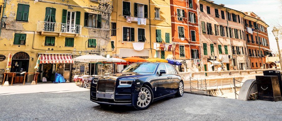 The Rolls-Royce Phantom 'Inspired by Cinque Terre' Is Literally an Art Gallery on Wheels