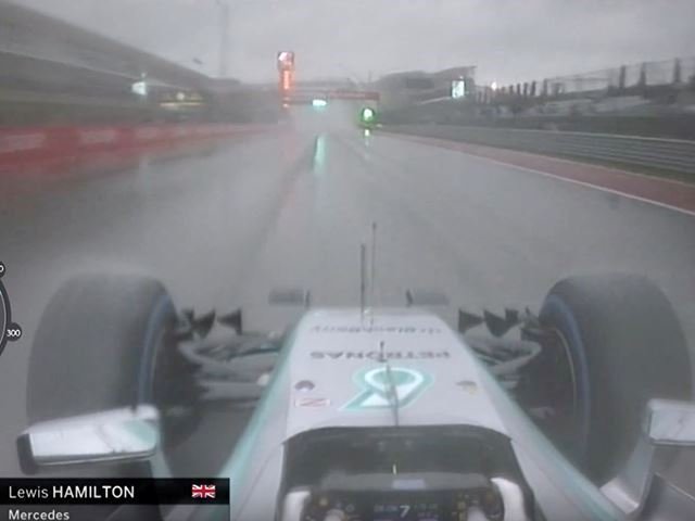 Lewis Hamilton Gives Us A Lesson On How To Drive Fast In The Rain