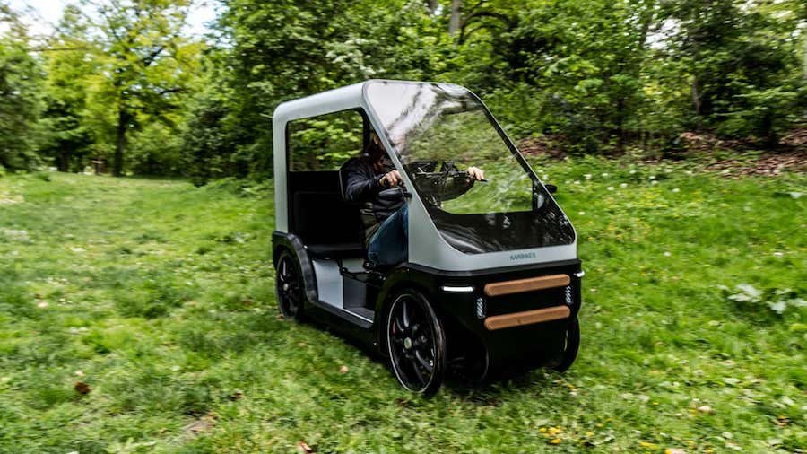 This Strange Four-Wheel Vehicle Is an E-Bike, Its Makers Want It To Replace Your Car