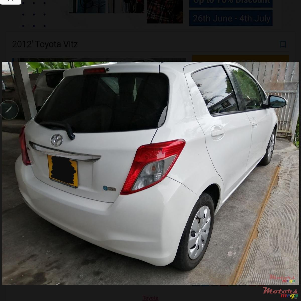 2013' Toyota Vitz photo #2