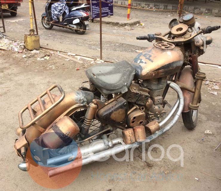 This may be the wackiest modified Royal Enfield Bullet in India