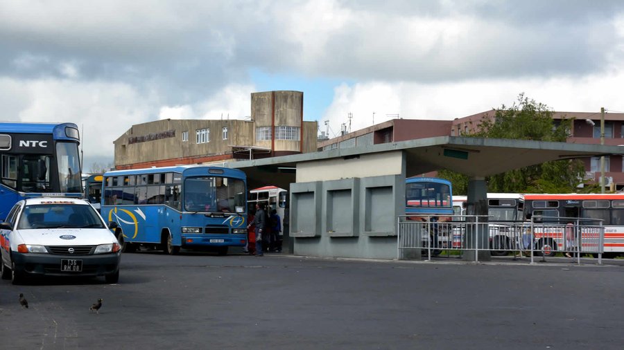 Curepipe bus station, Mauritius