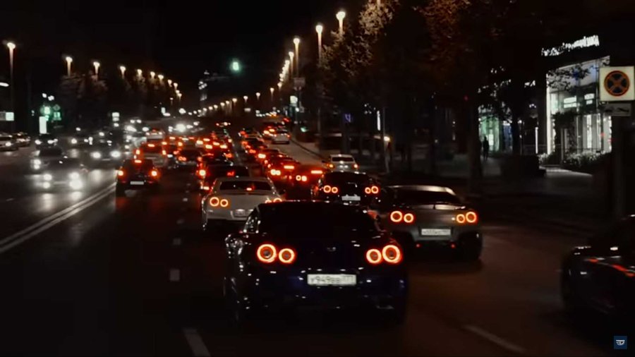Godzilla Invasion: 40 Nissan GT-Rs Come Together In Russia
