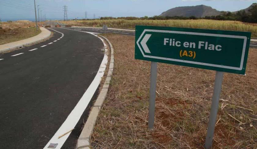 Infrastructure routière — Route de liaison La Vigie /La Brasserie /Beaux-Songes /Flic-en-Flac  : La phase 2 quasiment complétée, le Flic-en-Flac Bypass livré en 2026