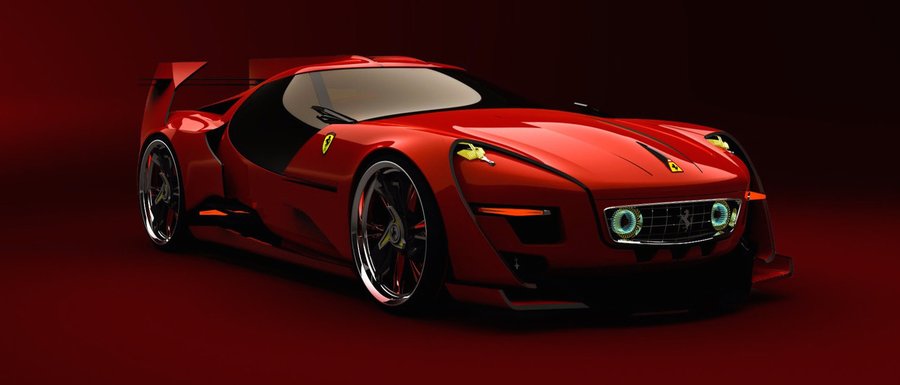 This Fan-Made Ferrari Concept Hits All The Right Retro Buttons