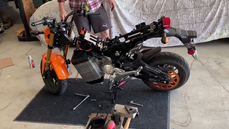 'Project Electrom' is a Honda Grom with a 50 horsepower electric motor
