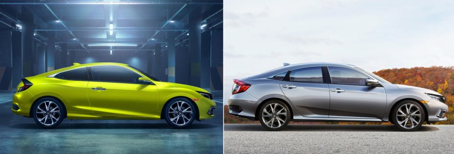 2019 Honda Civic sedan, coupe, get Sport trim, more safety features