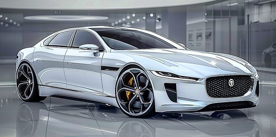 Jaguar's scrapped electric XJ pictured in production spec for first time