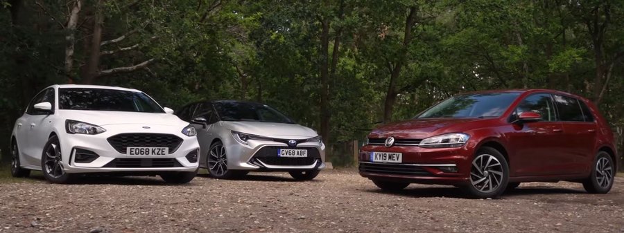 2019 Toyota Corolla Hatch Takes on VW Golf and Ford Focus in Hatch Comparison