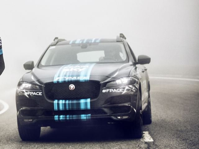Jaguar Shows Off New SUV, and It's Chasing Cyclists