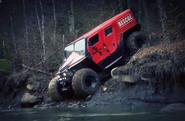 Meet Romania's Awesome Off-Road Fire And Rescue Truck