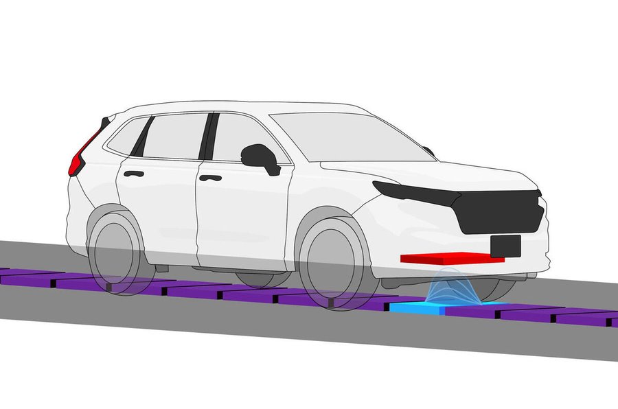 No stops needed: New Honda tech can charge EVs while driving