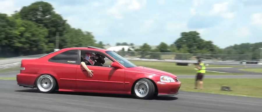 See Epic RWD Honda Civic Drift Car Come To Life In Just 10 Minutes
