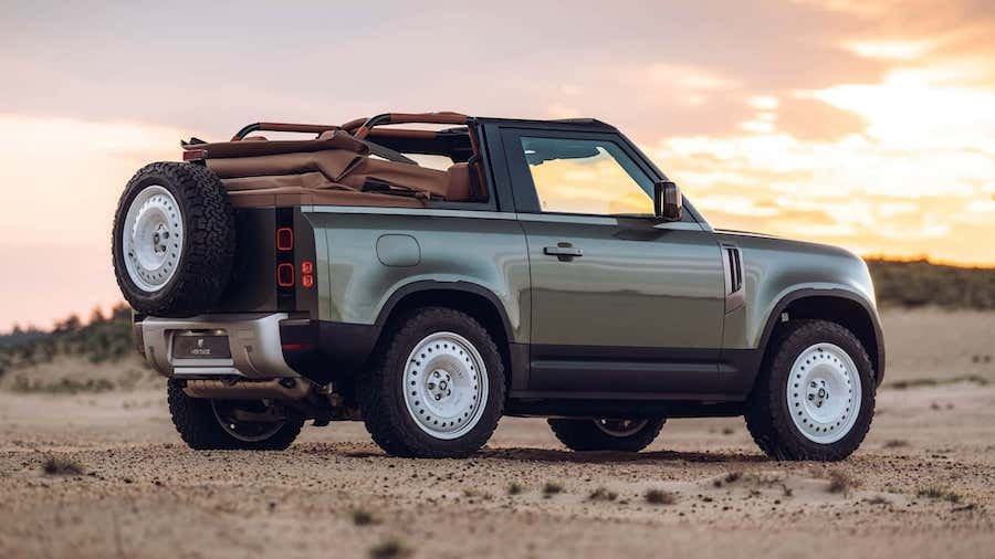 Land Rover Defender Gets Convertible Conversion From Heritage Customs