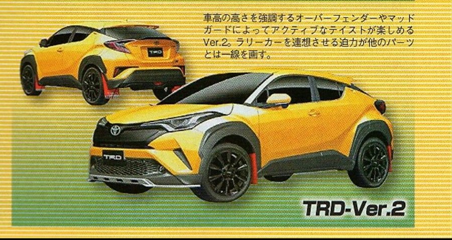 Toyota C-HR TRD brochure scan