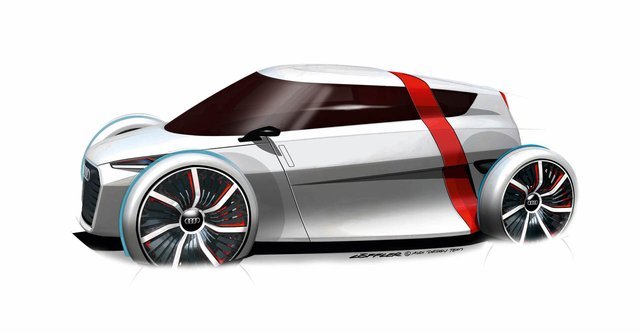 Audi Urban Concept is a Frankfurt-bound 1+1