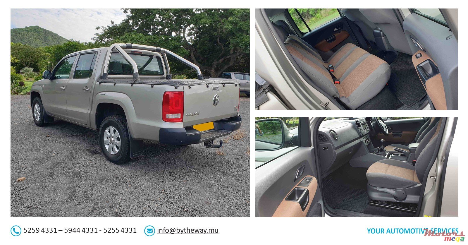 2016' Volkswagen Amarok BiTurbo 180hp for sale. Moka, Mauritius