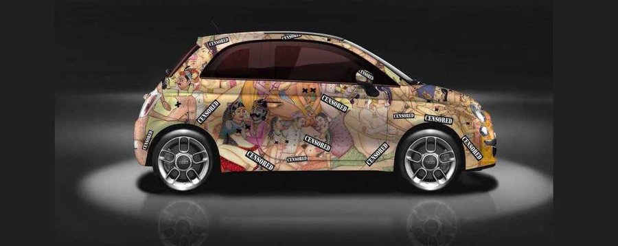 Kama Sutra-Themed Fiat 500 Is Tastefully NSFW