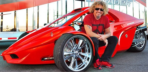 Sammy Hagar Gets His Own Red Rocker Car-Bike Thing from Tanom