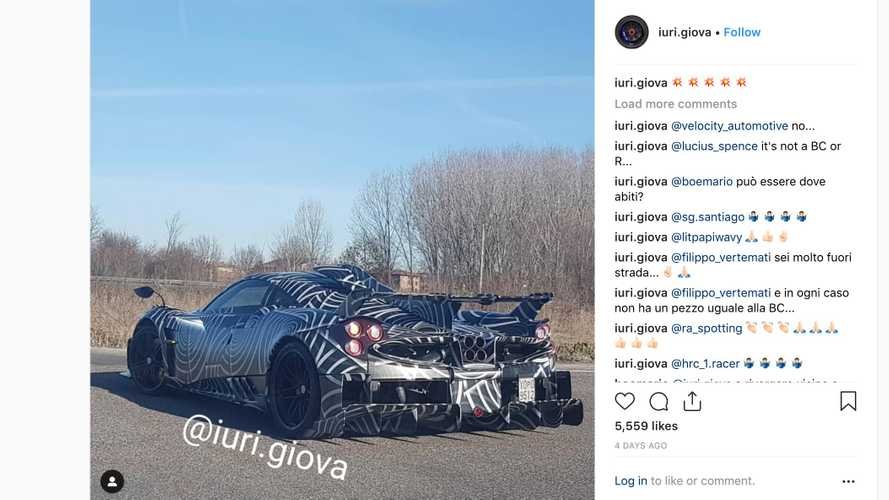 Hardcore Pagani Huayra Spotted With Gigantic Diffuser