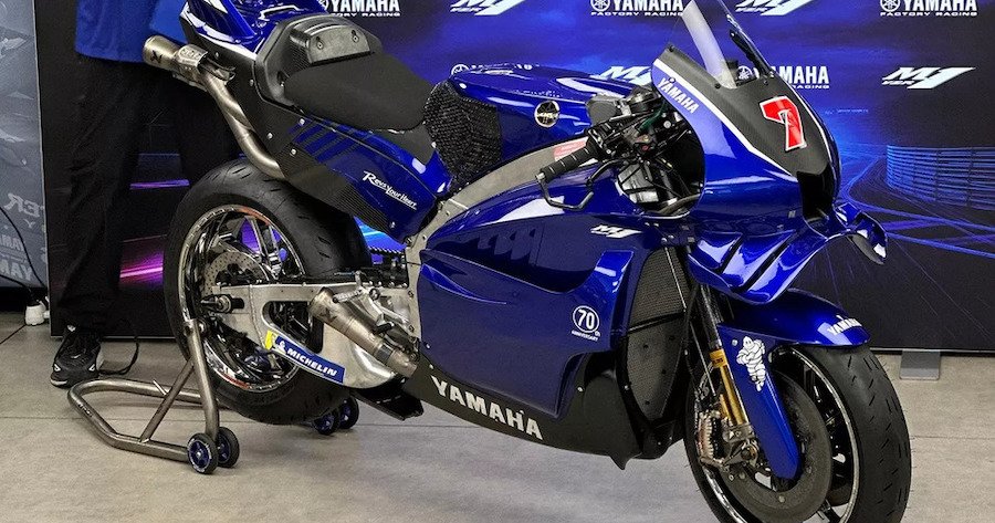 Yamaha lève le voile sur sa toute nouvelle moto V4 de MotoGP