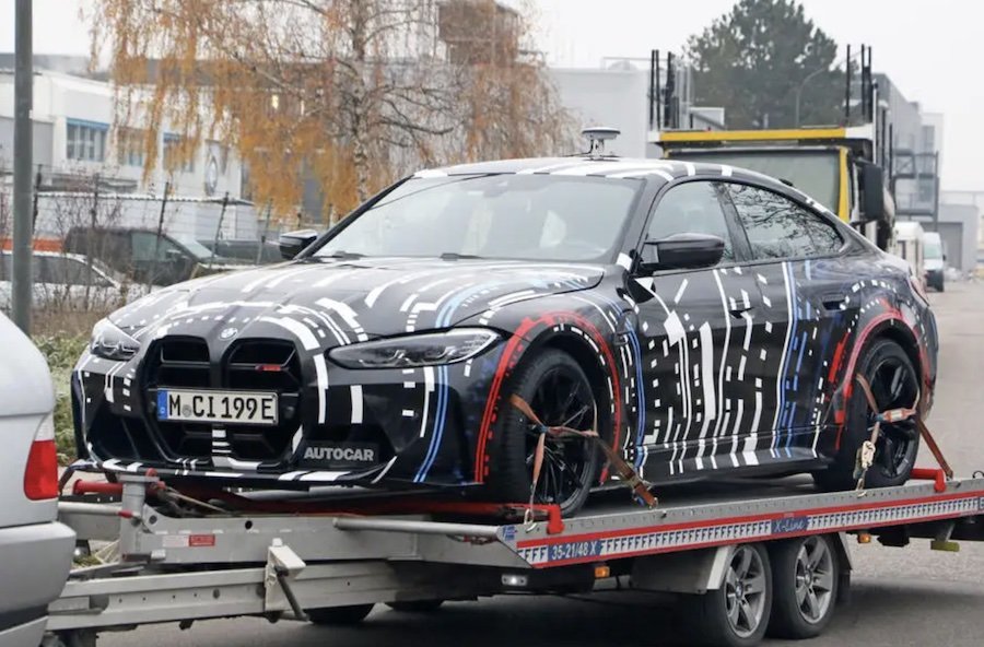 BMW M testing quad-motor EV prototype