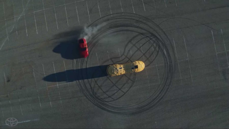 Toyota Supra Takes On Mr. Peanut In Absolutely Nuts Race