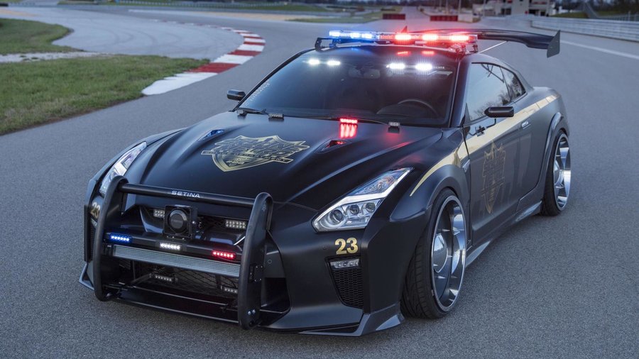 Don’t Bother Running From This Insane Nissan GT-R Police Car