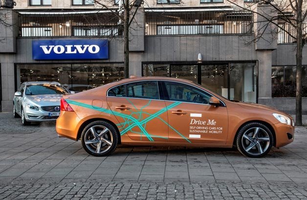 Volvo to Test 100 Self-Driving Cars on Swedish Roads 