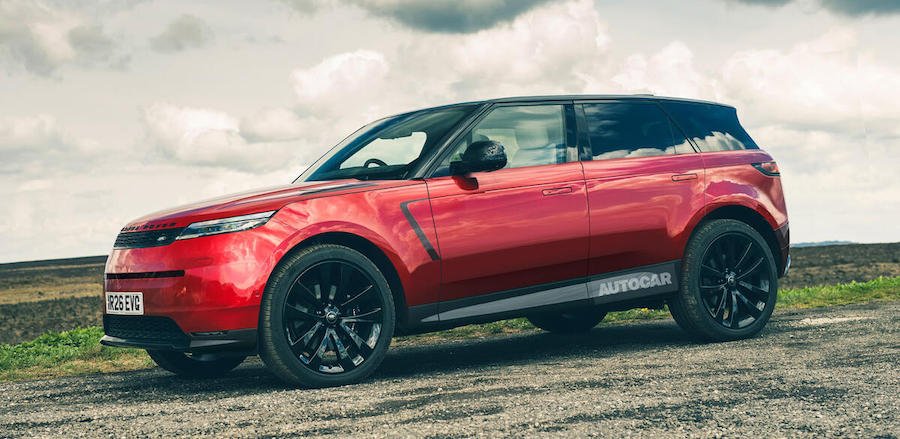 Range Rover Evoque render by Autocar