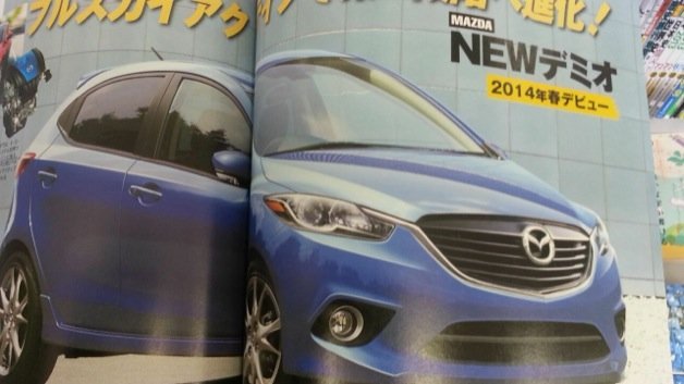2015 Mazda2 spotted in Japanese Magazine