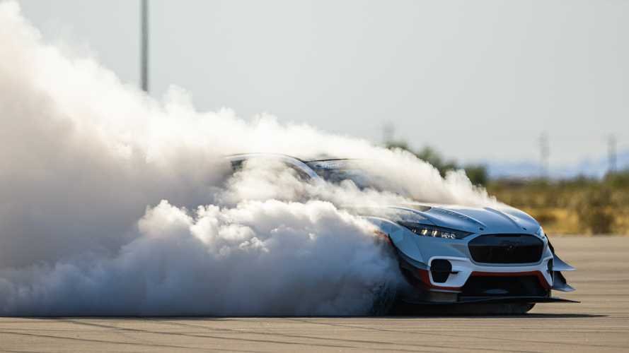 Crazy Mustang Mach-E Tire-Killing Machine Teased By Ford Performance