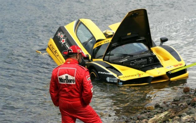 Watch this Ferrari Enzo splash into the Atlantic at 2011 Targa Newfoundland