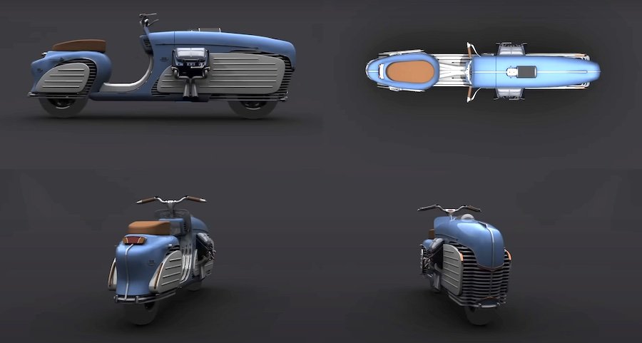 This Custom Scooter Build Is An Insane Work Of Alternate Timeline Art