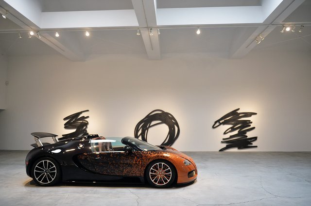 Bugatti Veyron Grand Sport Venet on Display in Beverly Hills