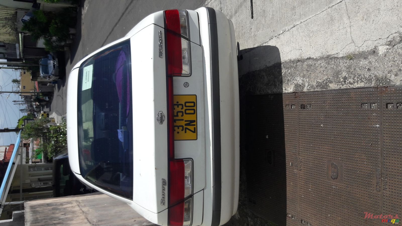 2000' Nissan Sunny b15 white photo #2