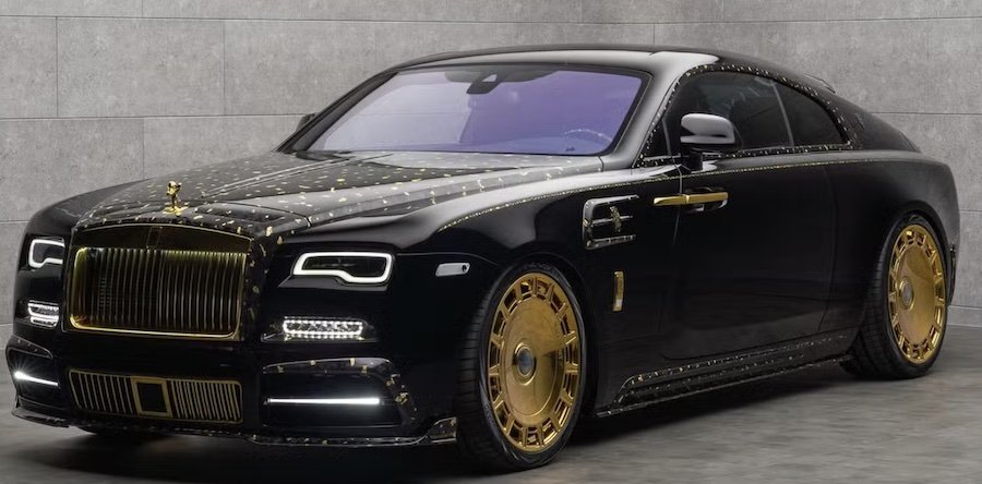 Mansory Vomits Real Gold All Over A Rolls-Royce Wraith