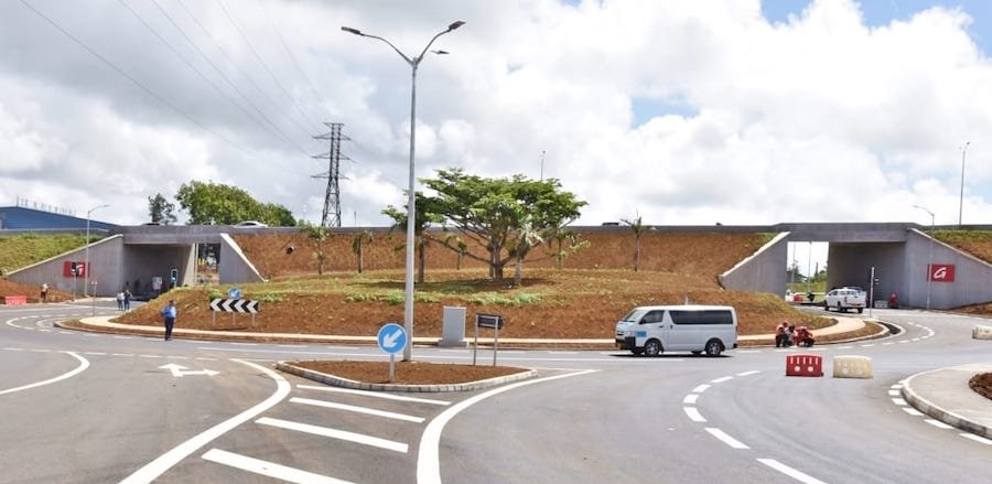 Nouveau rond-point de Wooton