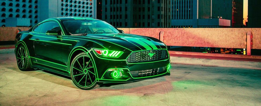 Sci-Fi Fan Gives Tron Treatment To His 2015 Ford Mustang
