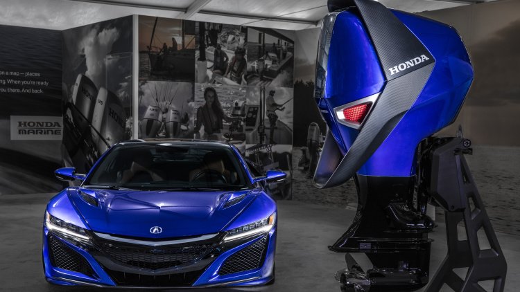 This Honda Marine concept engine brings a little NSX to the water