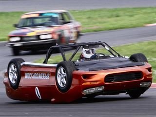 Upside Down Car at "LeMons" is Just Bonkers Awesome 