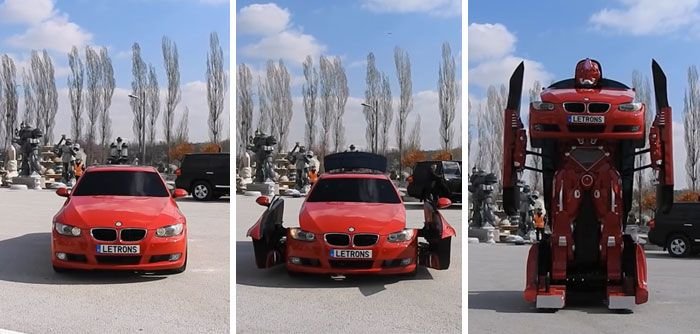 real life Transformer out of a BMW 3-series
