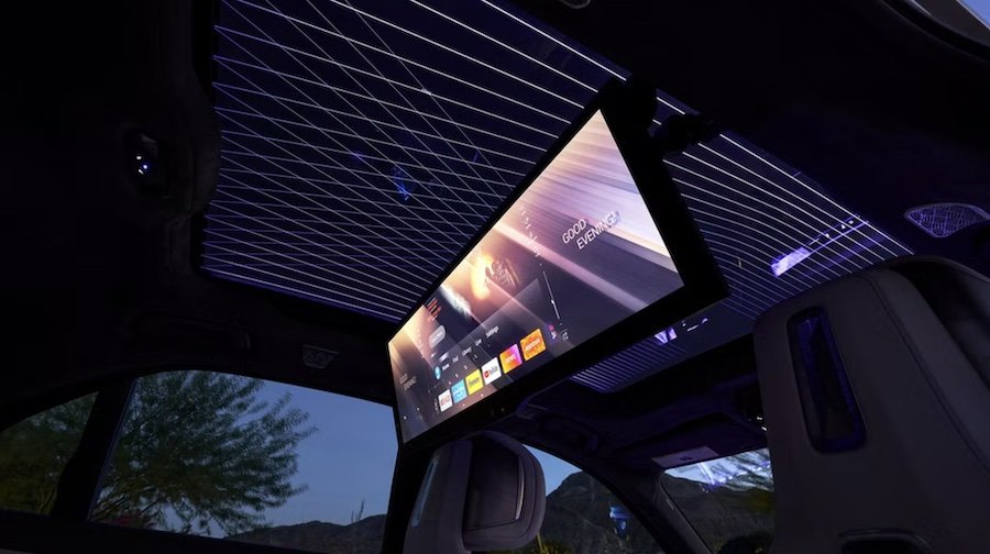 BMW Turns Panoramic Sunroofs Into Roof-Sized TVs
