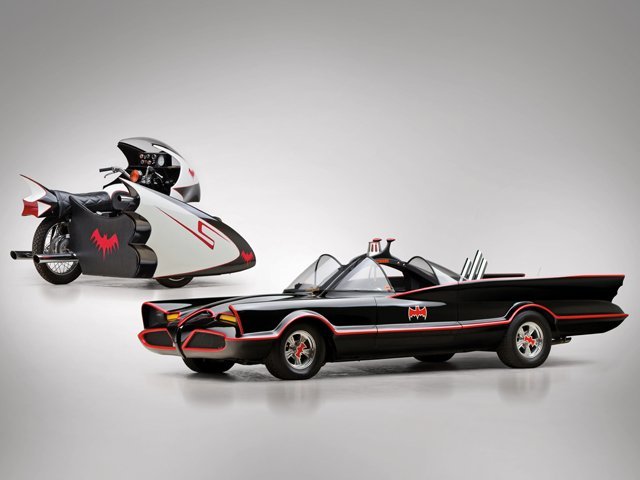 Batmobile and Batcycle Up for Auction